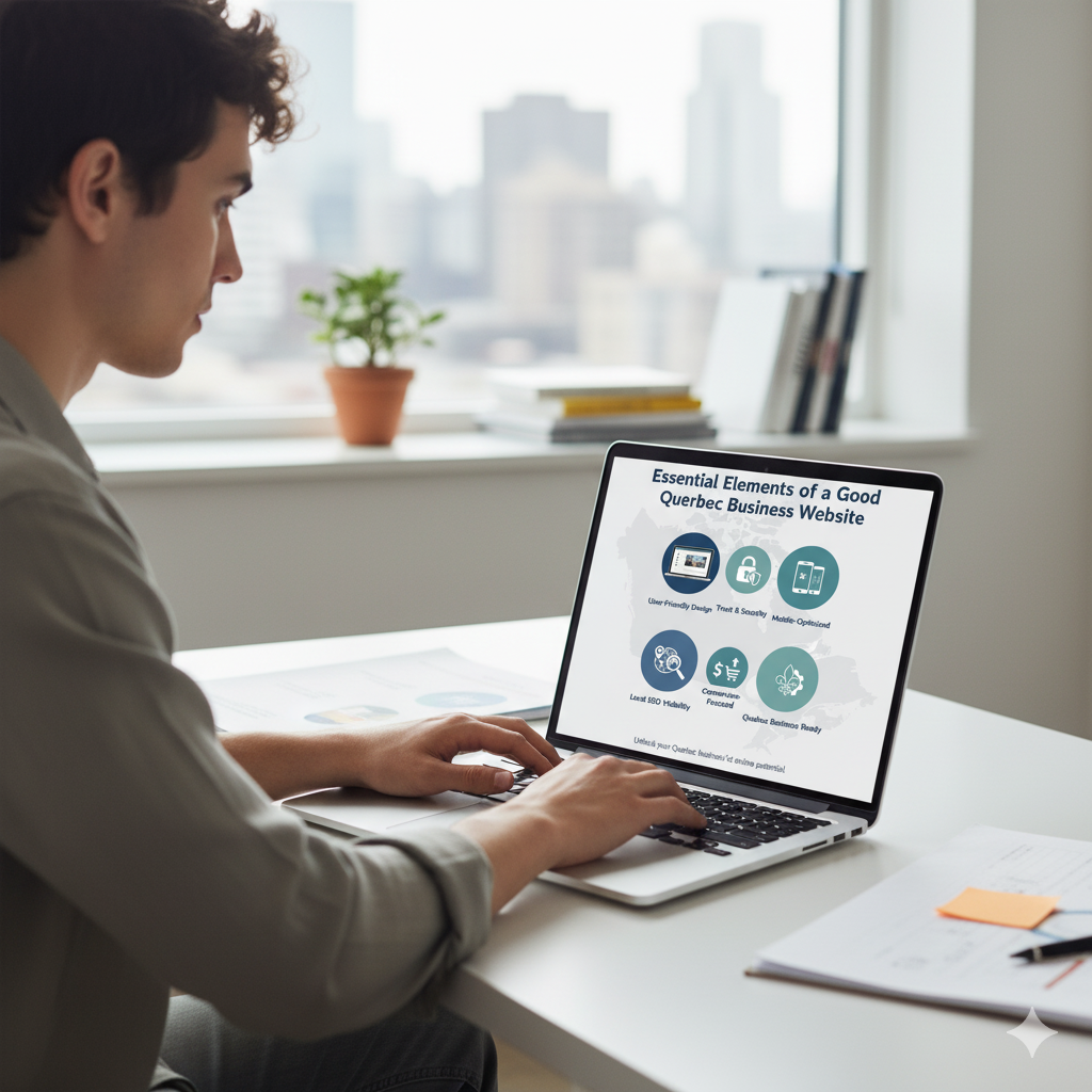 Quebec business websites, small business website design, professional website design, website design Quebec, good website design